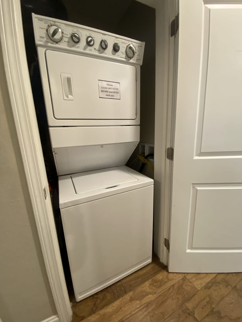 Private washer and dryer inside of unit