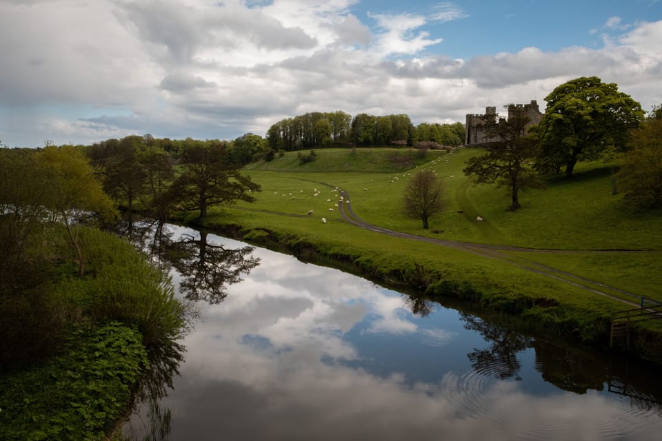 Alnwick (15 mins away)