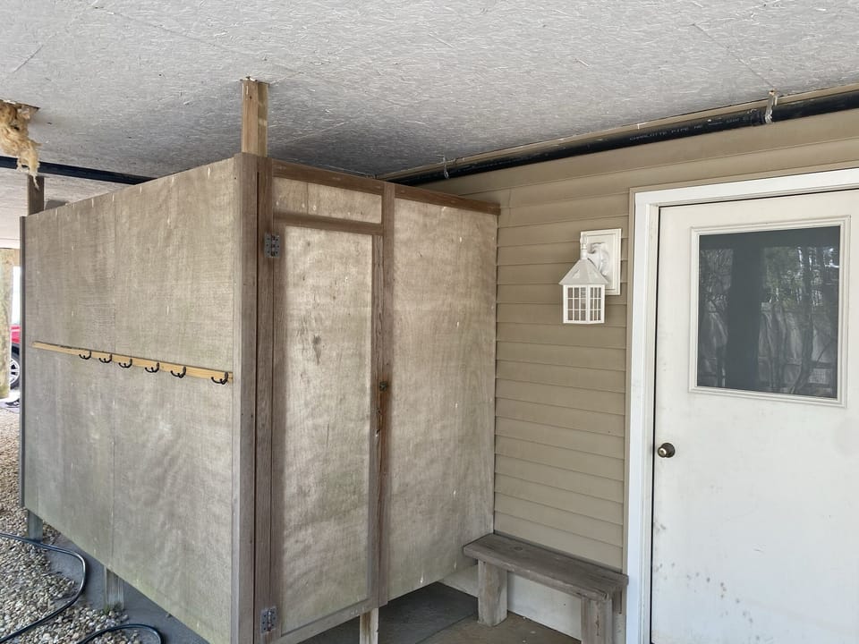 Outdoor shower