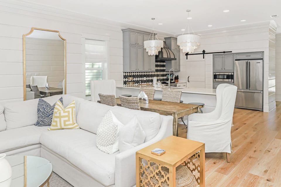 Sugar Magnolia - Grayton - First Floor - Open Concept Living/Dining/Kitchen Area