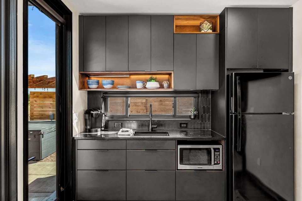 Fully stocked kitchen