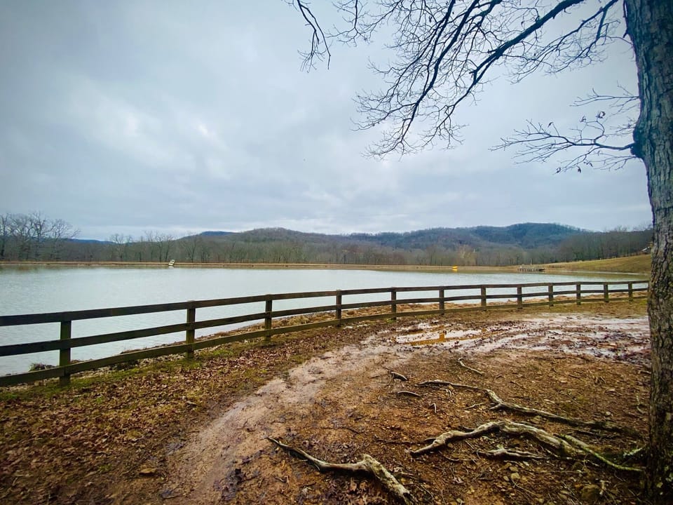 5 acre stocked that is available to use across the street