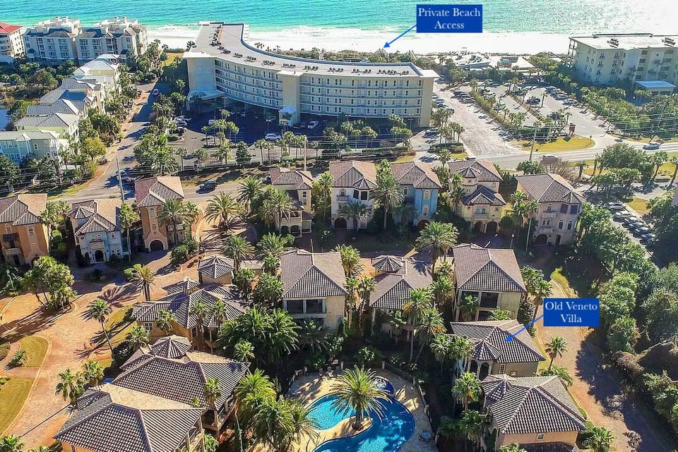 Private beach access is only few steps away
