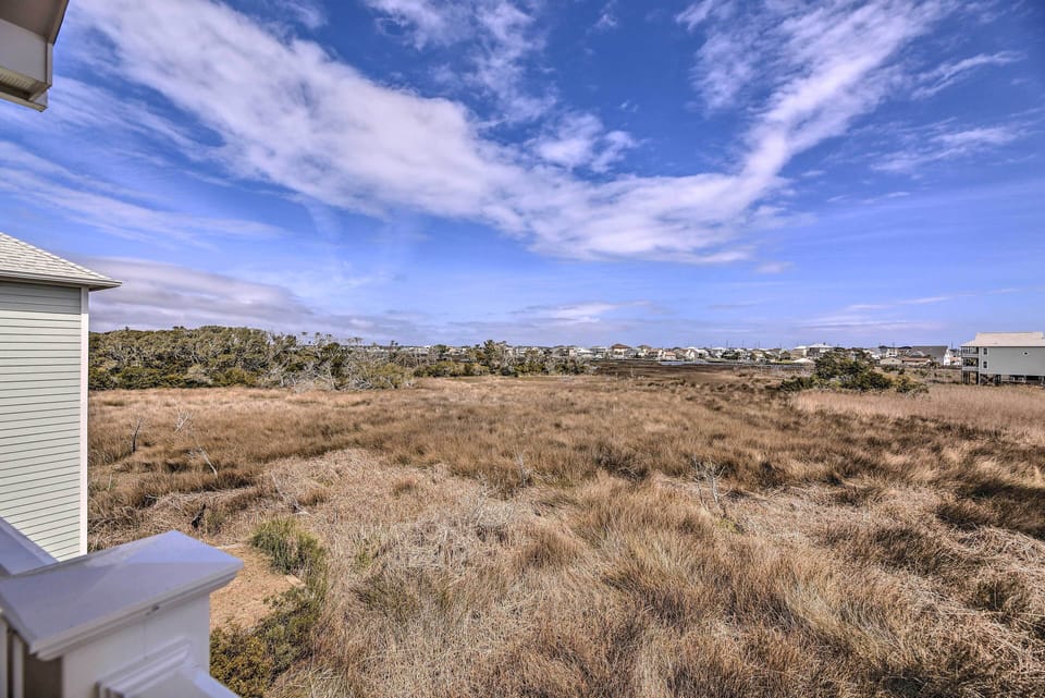 Deck | Marsh & Waterway Views
