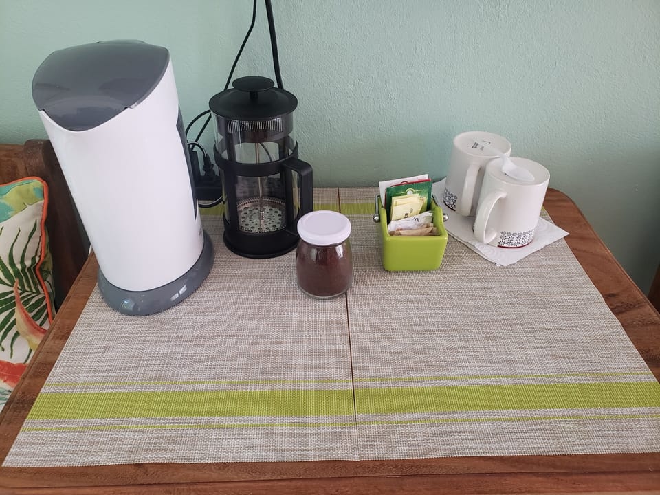 Coffee & Tea station in each casita