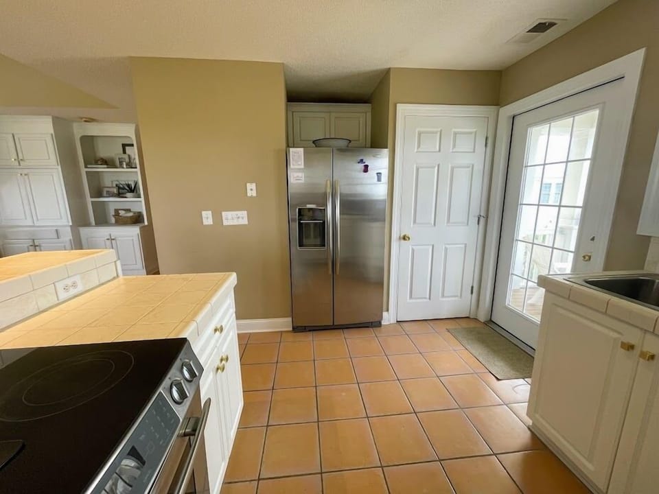 the kitchen comes with everything except a chef :)