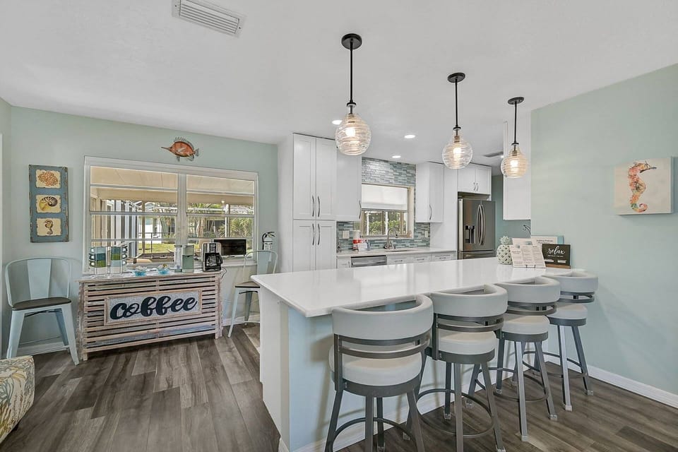 Who doesn't love a coffee bar?