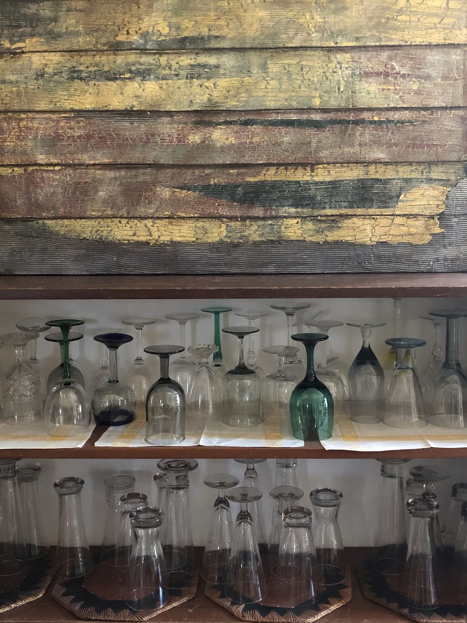 Lots of funky glassware