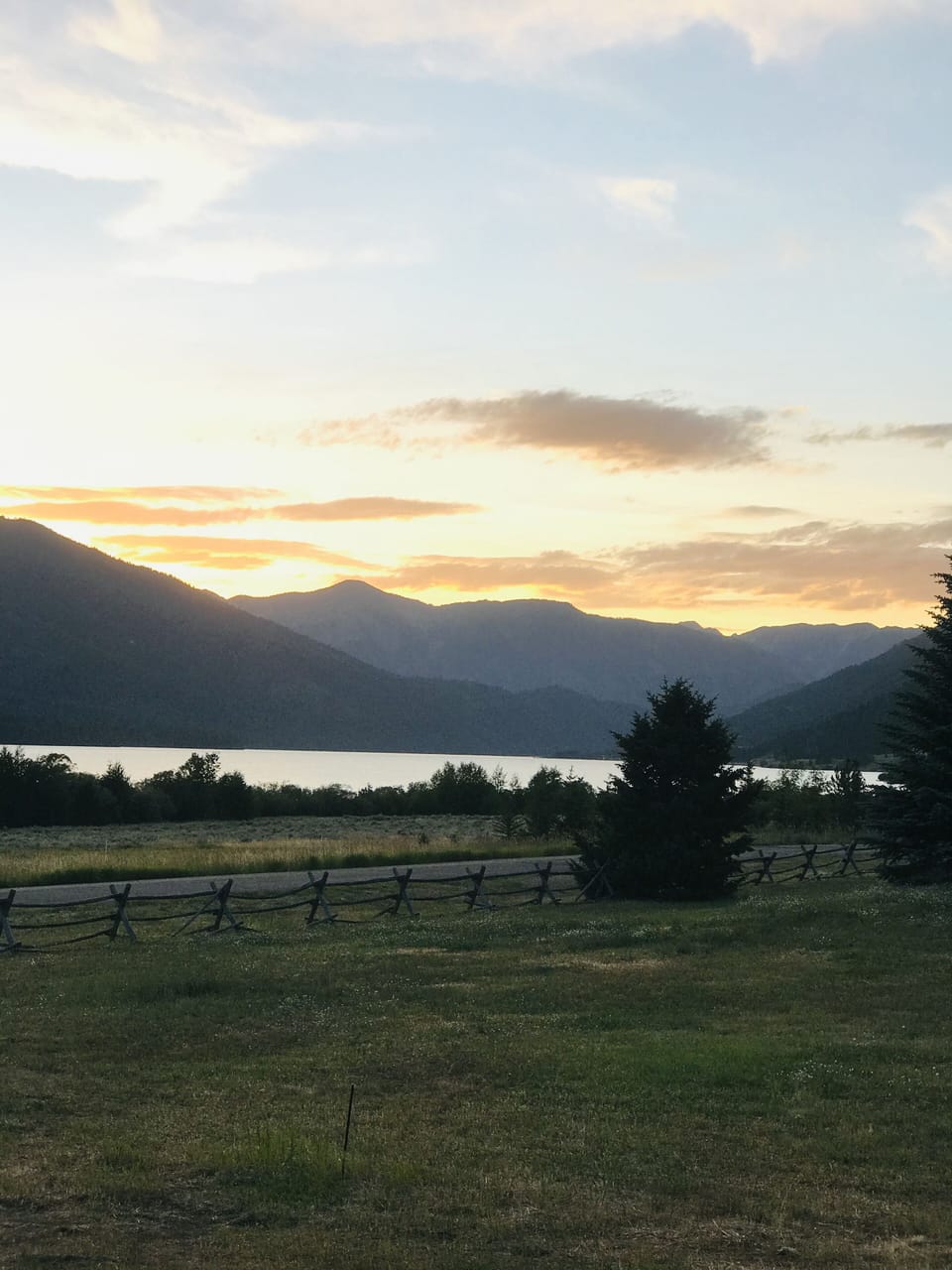 Lake is across cul-de-sac. Water access directly from property.