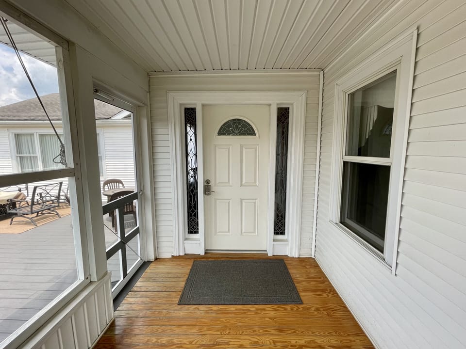 Entry from deck.
