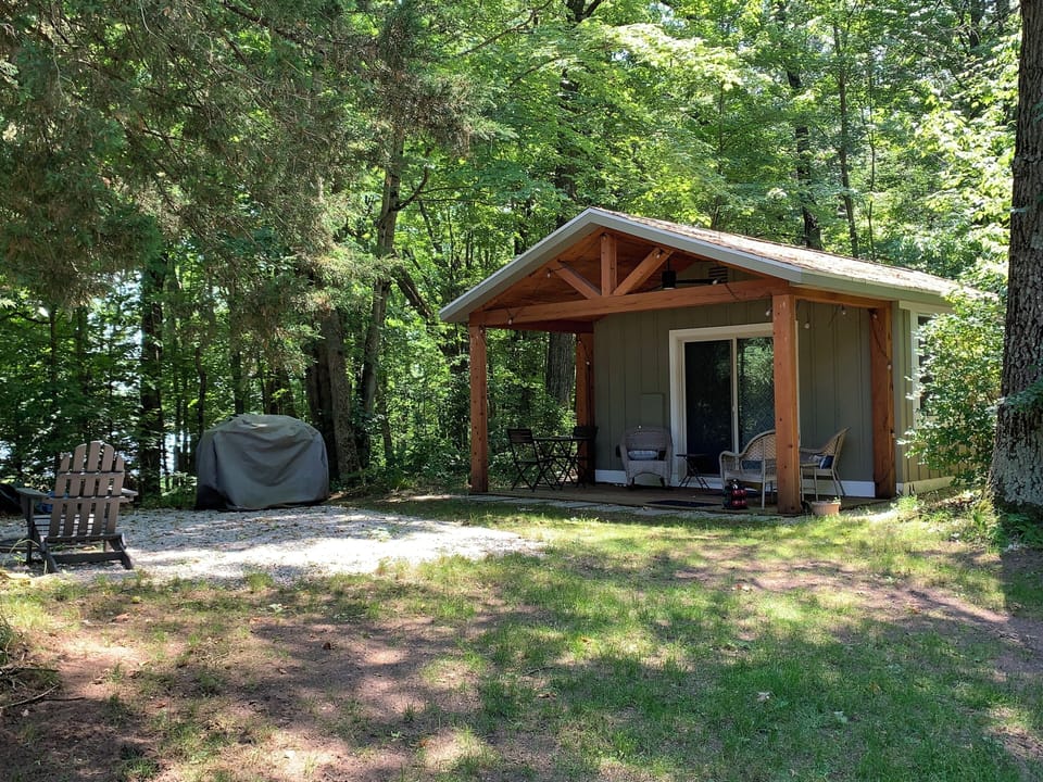 Comfortable stand-alone cottage in serene setting.
