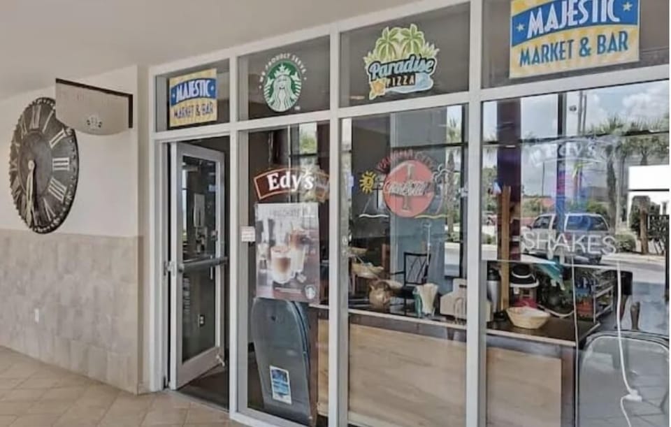 Majestic Market and deli with Starbucks and ice cream!