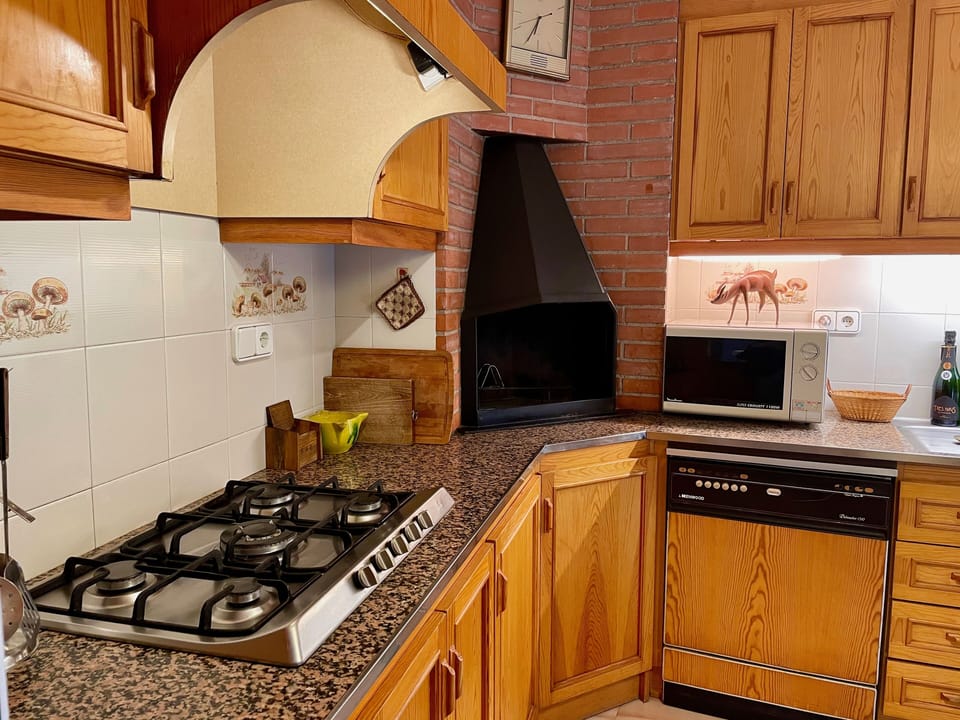 Cocina en Ca Blai de Brull
