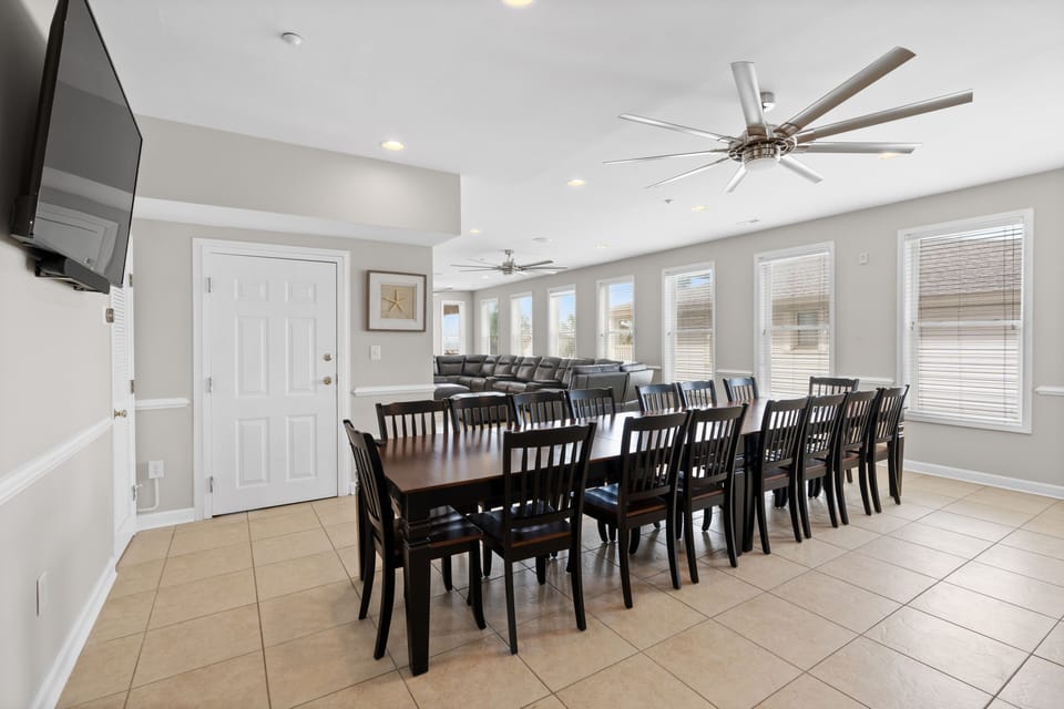 Sit down to a home cooked meal with the whole family.