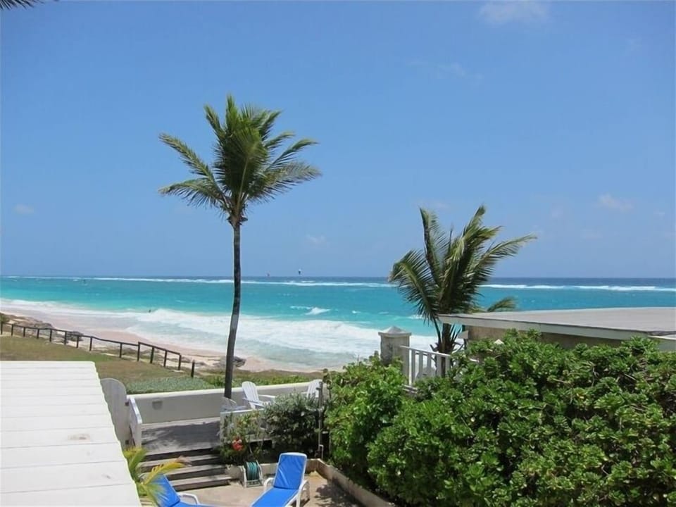 Terrace area at the Inchcape Seaside Villas