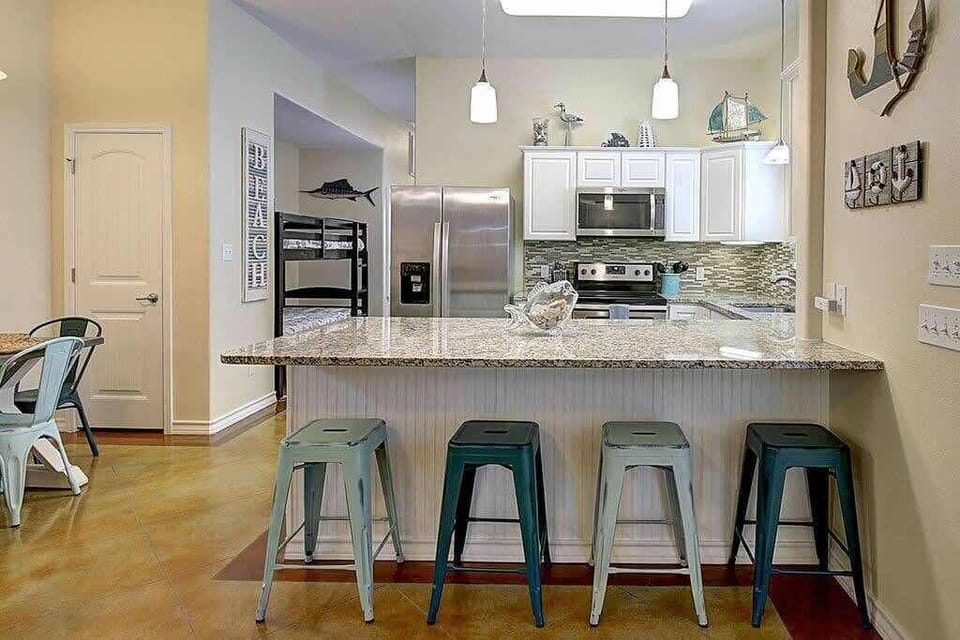 Prepare delicious meals in our fully stocked kitchen, equipped with all the essentials you need to cook up a feast during your stay.