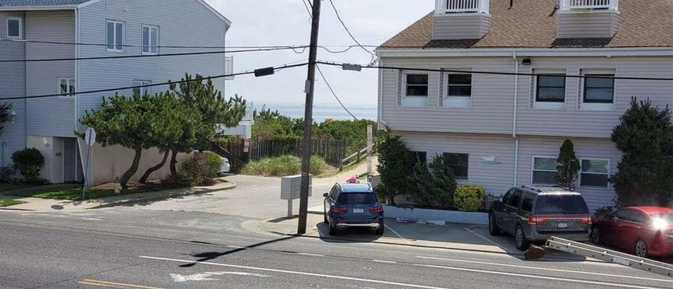 Beach entrance is directly across the street.