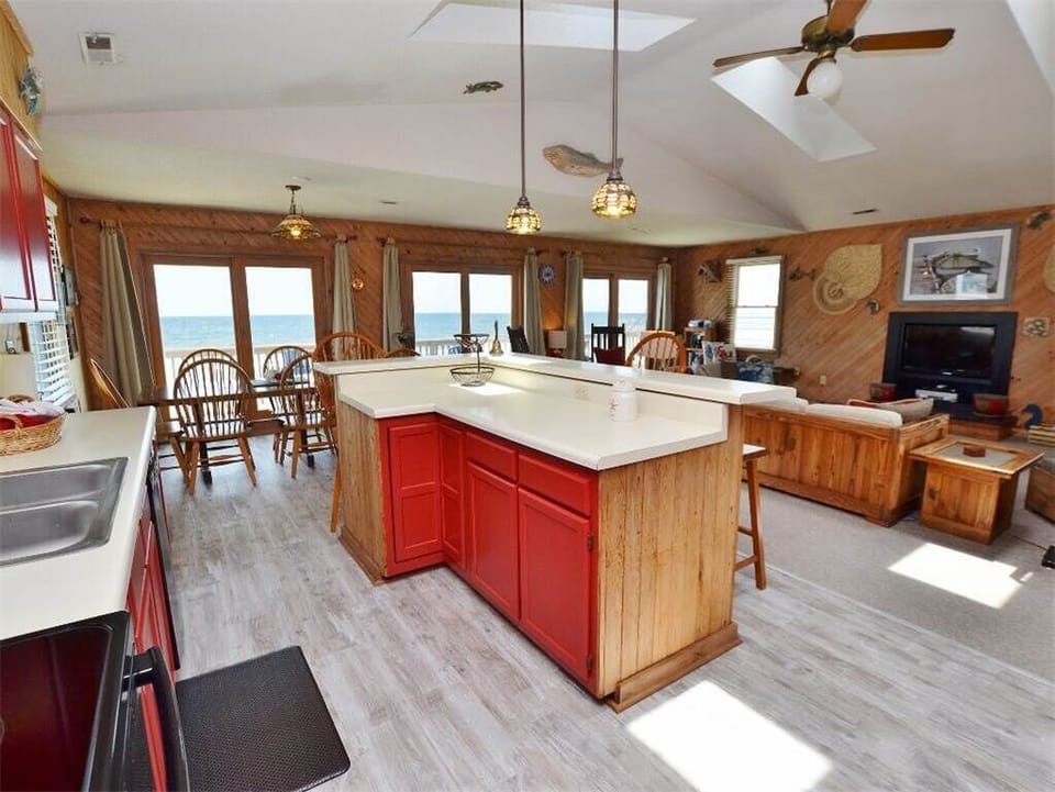 Kitchen with Ocean View