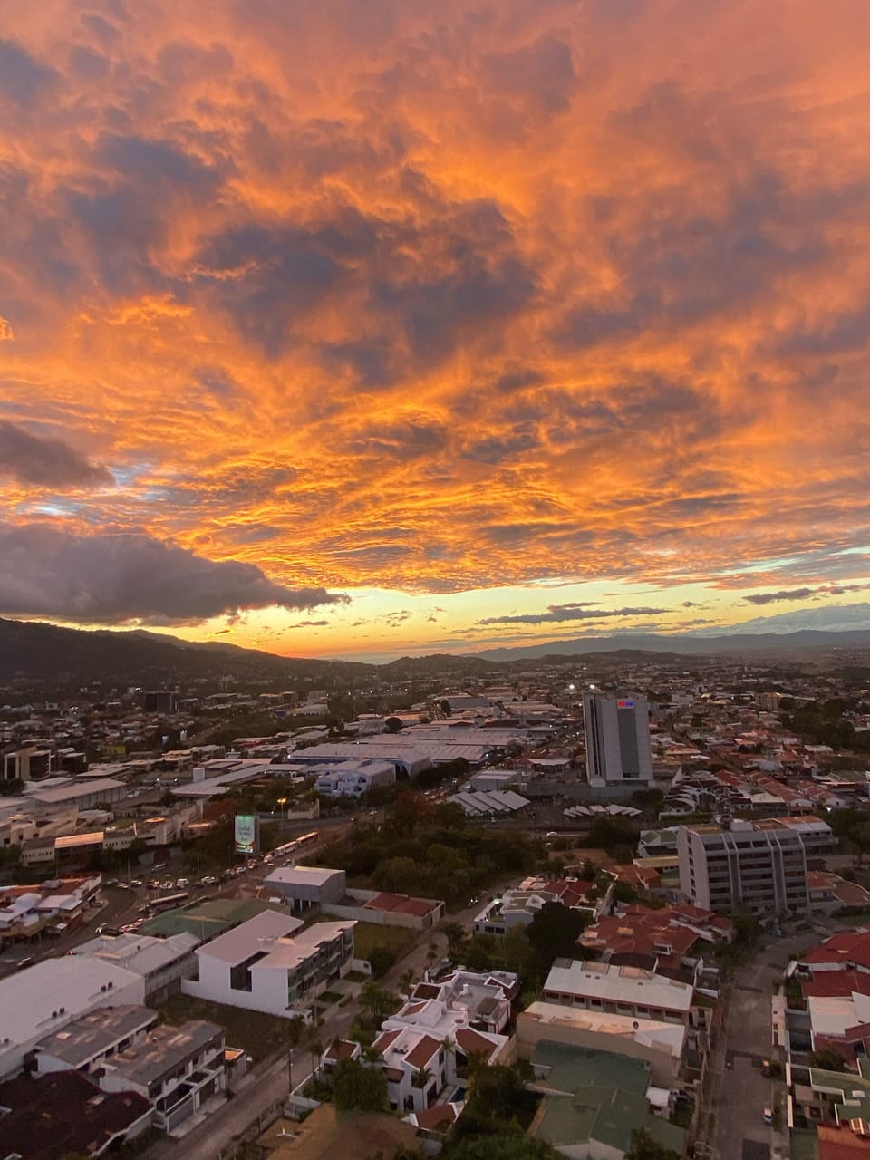 Early birds get captivated by beautiful sunrise from their private balcony.