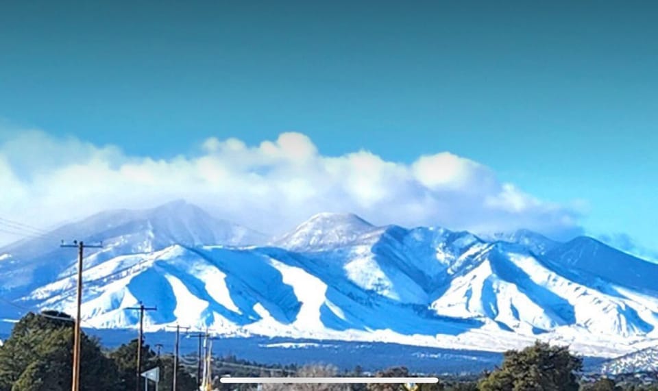 Even when we are melted. Theres snow play on the mountain