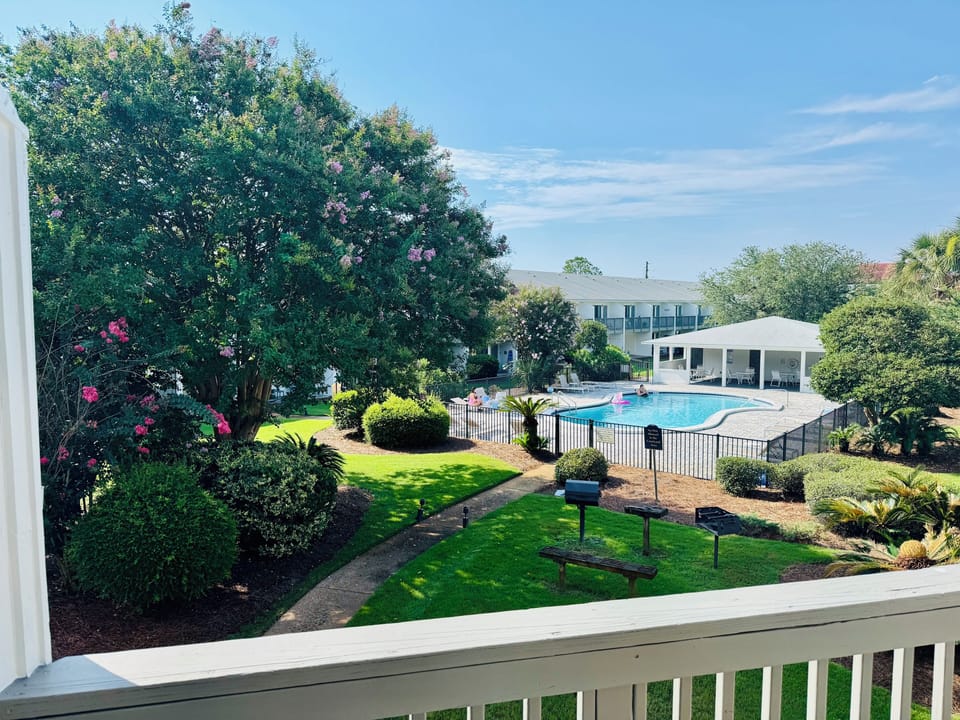 View from deck