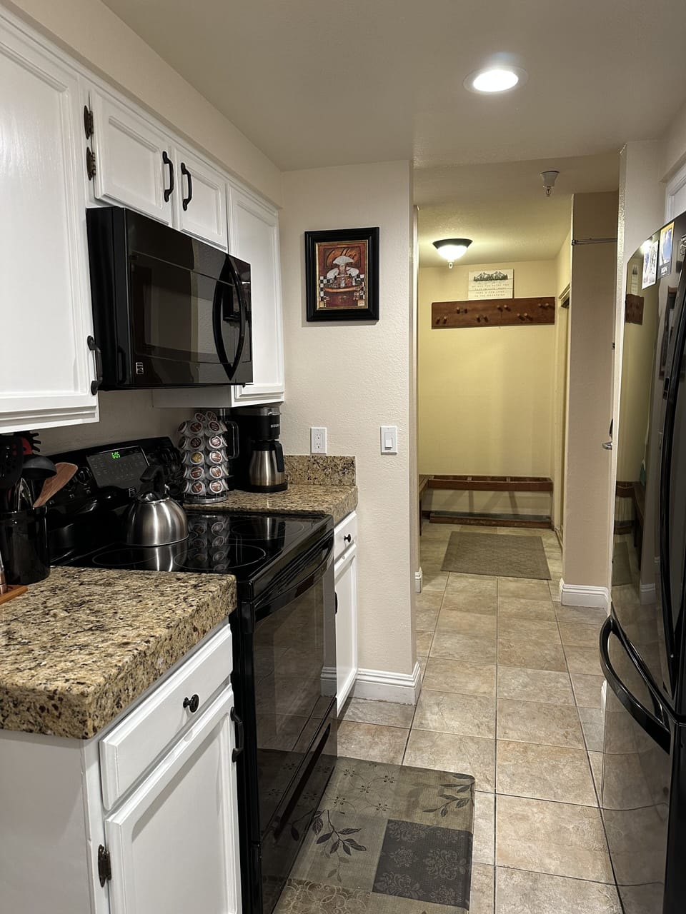 Fully stocked kitchen 