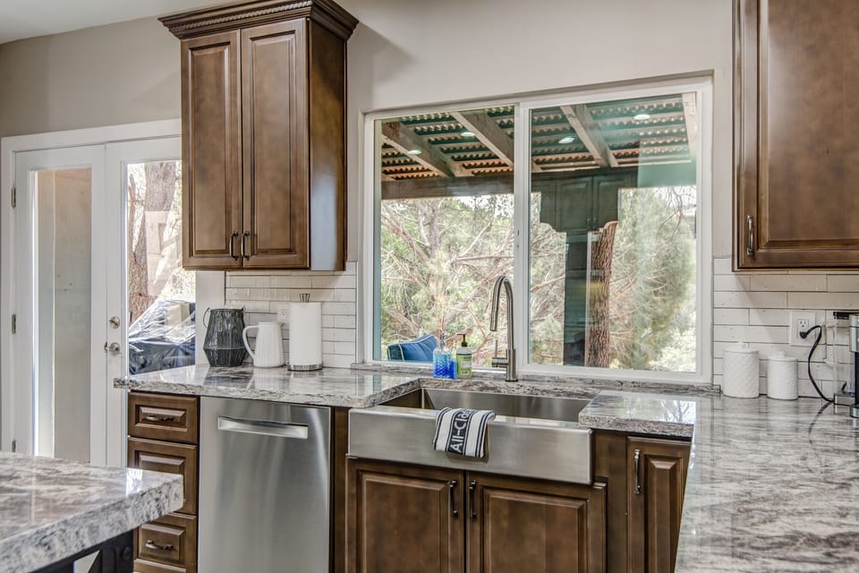 Natural Light and Patio Access from the Kitchen Too