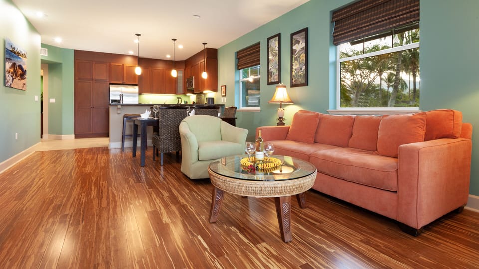 Open concept living area