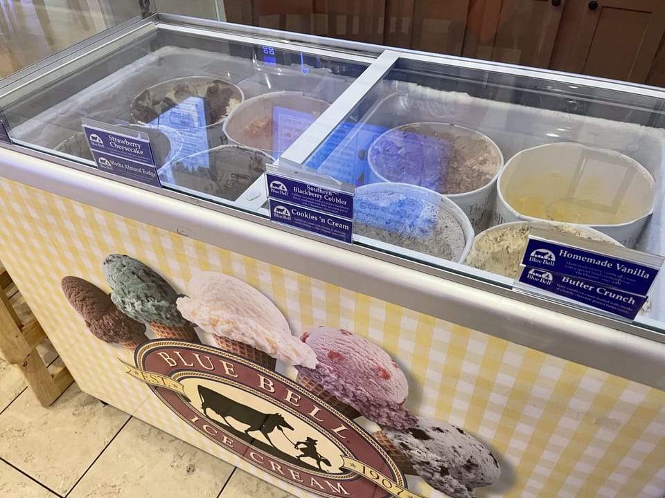 Blue Bell ice cream