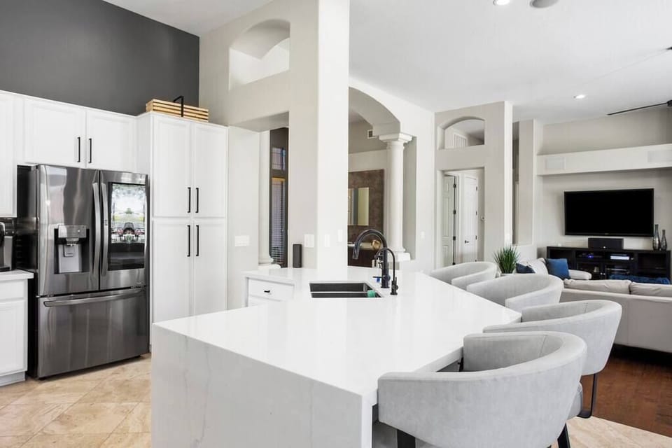 Indulge in culinary luxury in our sophisticated and well-equipped kitchen