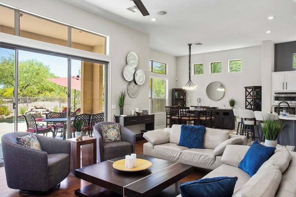 Unwind in the comfort of our spacious and tastefully decorated living area