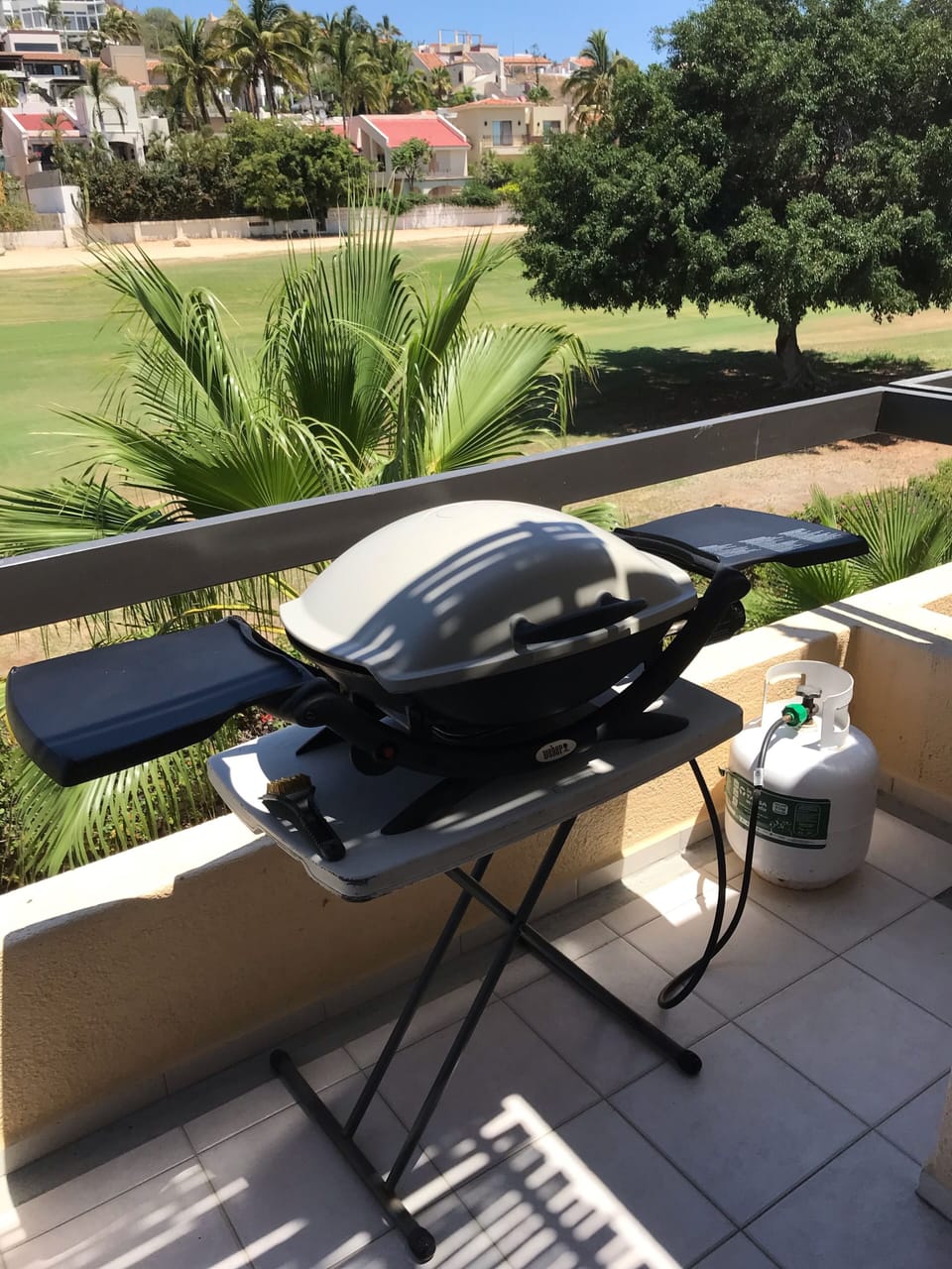 Propane Grill on patio