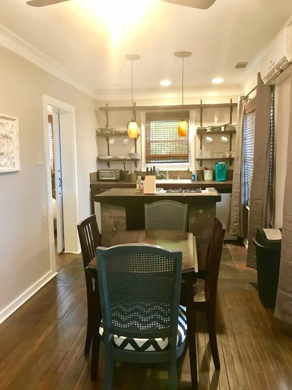 Fully stocked kitchen with mini split AC / Heating system