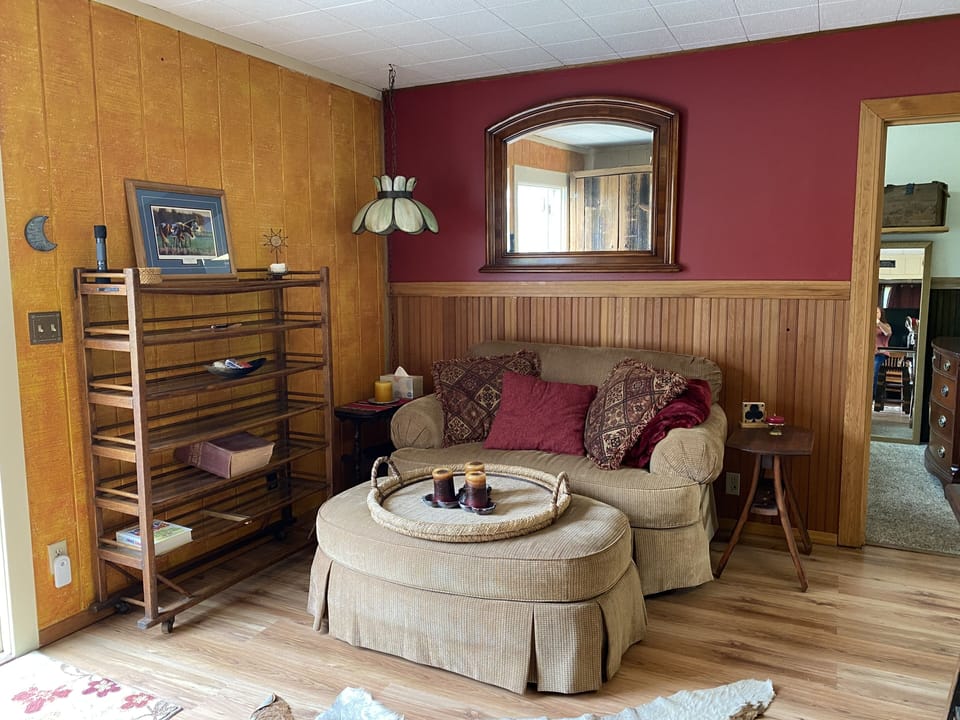 cozy love seat for two