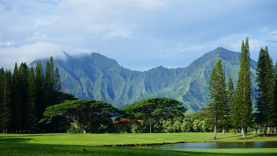 Princeville Makai golf course near Emmalani Court