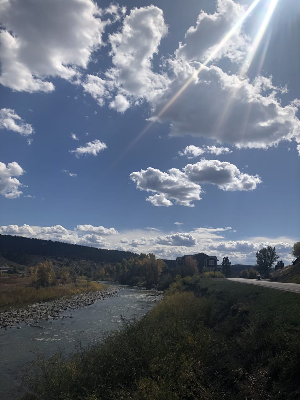 Pagosa Springs sky on the river, Wow!
