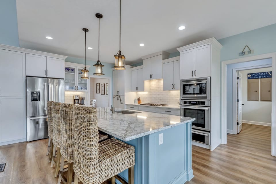 Kitchen with all of the latest appliances