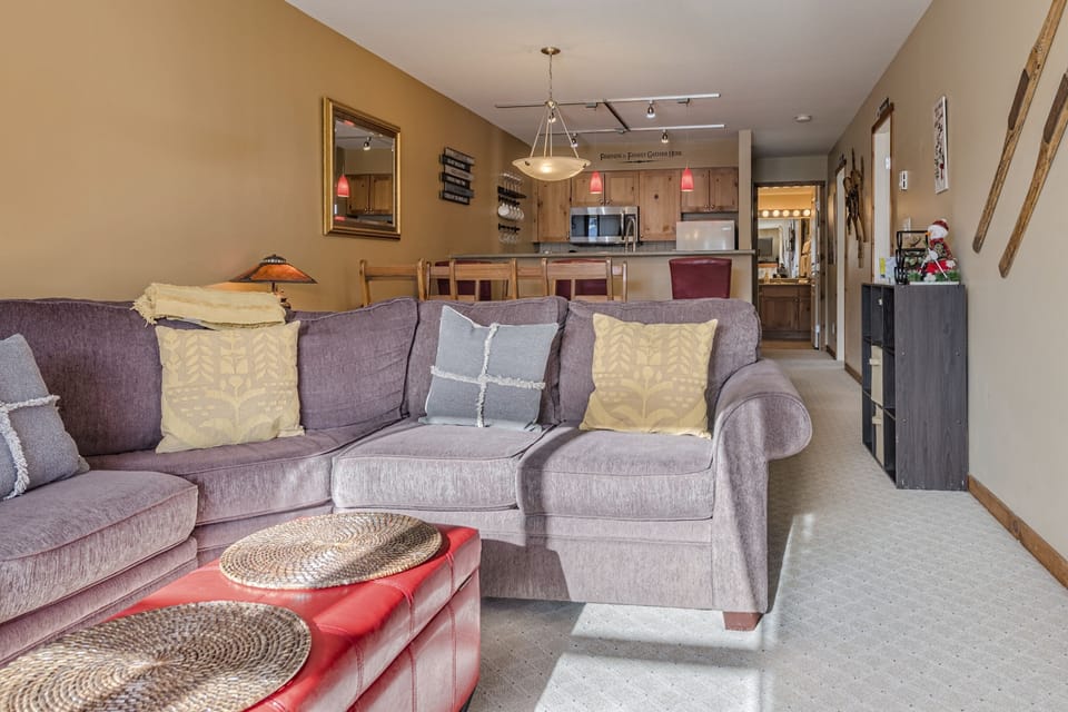 View of Condo from Living Room 