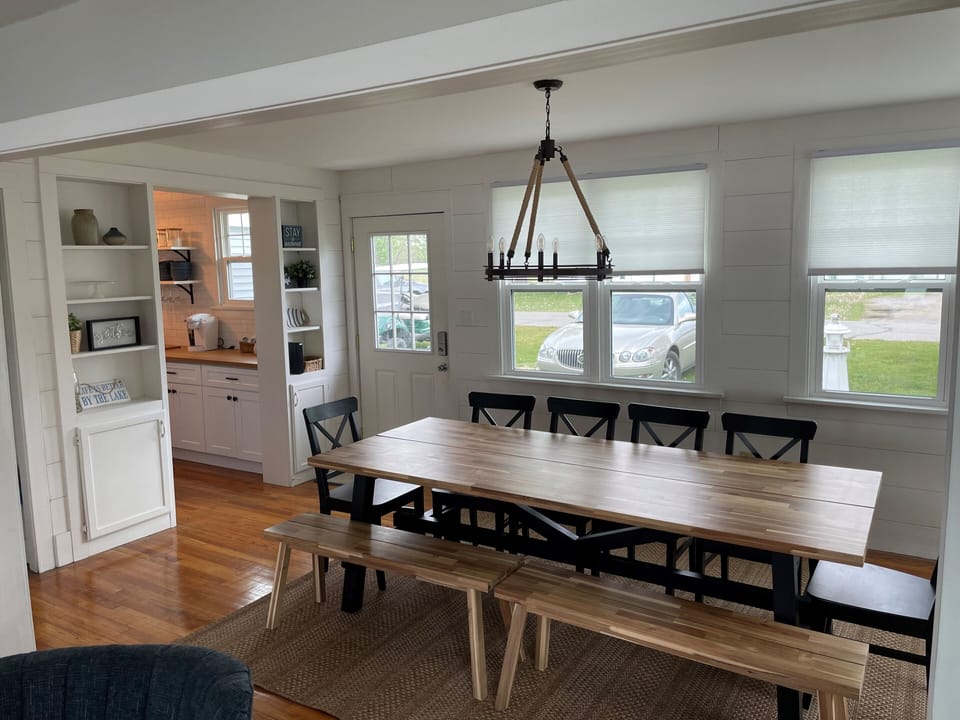 Dining room off of the galley kitchen