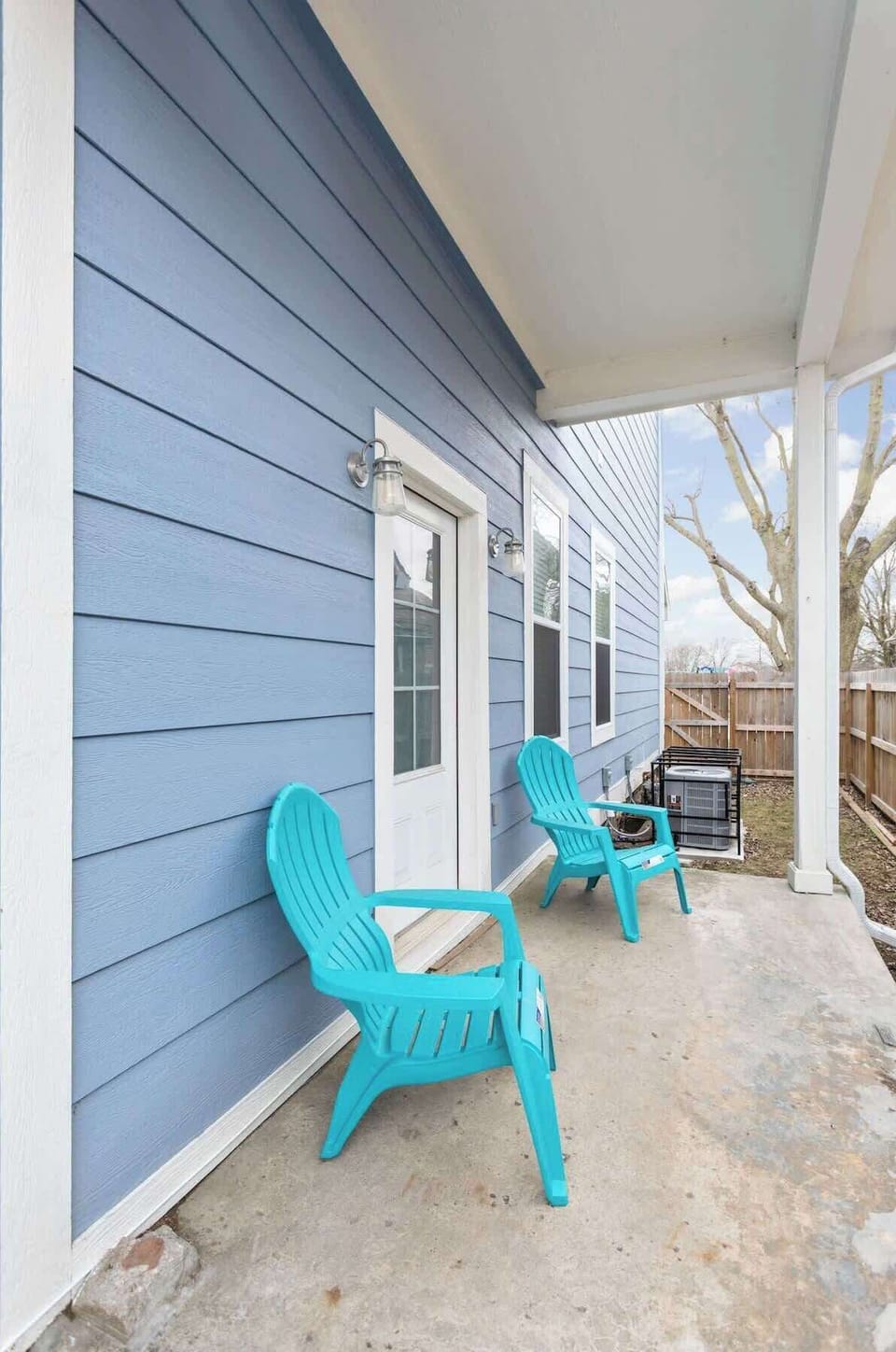 Step outside with your morning cup of coffee and enjoy some peace and quiet.