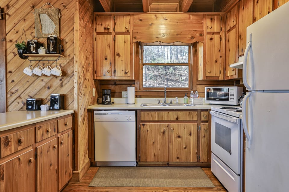 Fully stocked kitchen
