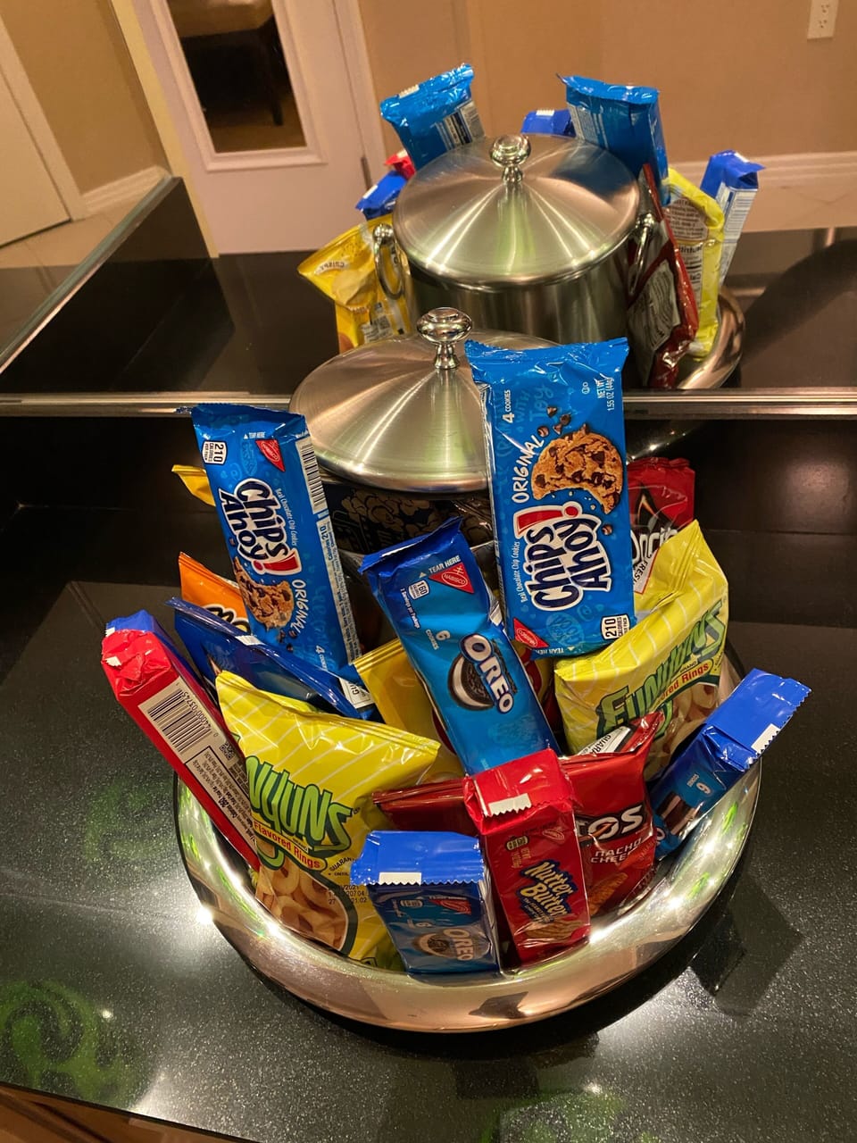 Leave me a message with your favorite snack upon booking! 😊