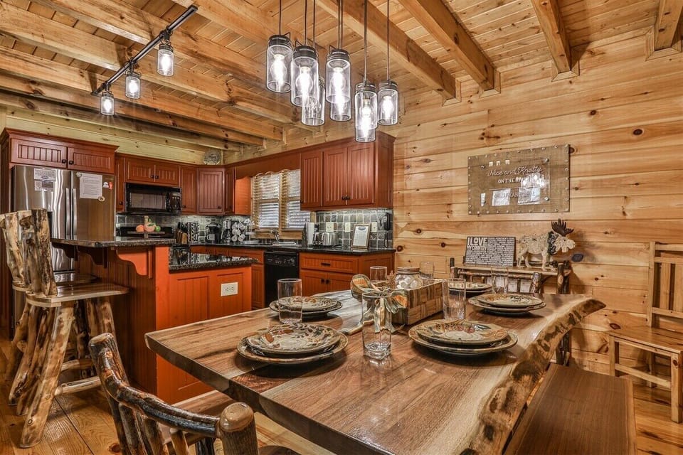 Open Kitchen & Dining Room