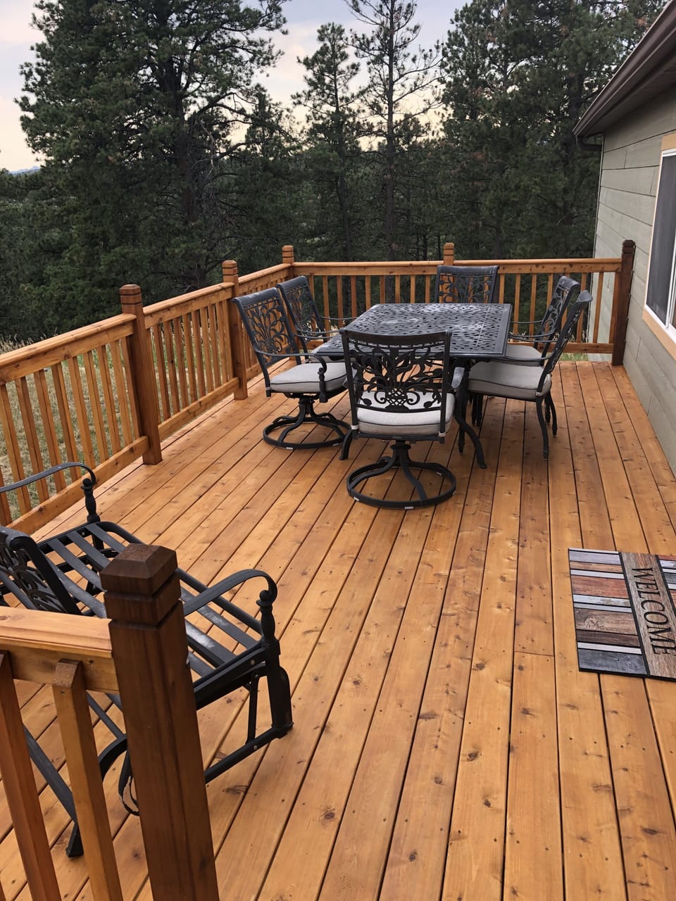Front deck