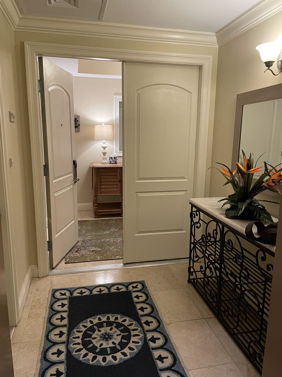 Your own private entrance from elevator
