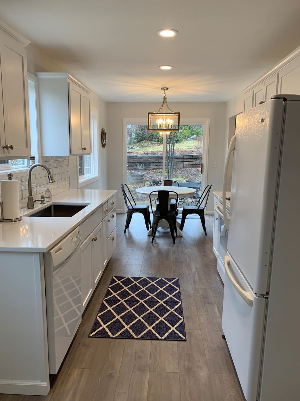 Bright kitchen with full size appliances and any amenities you'll need to cook