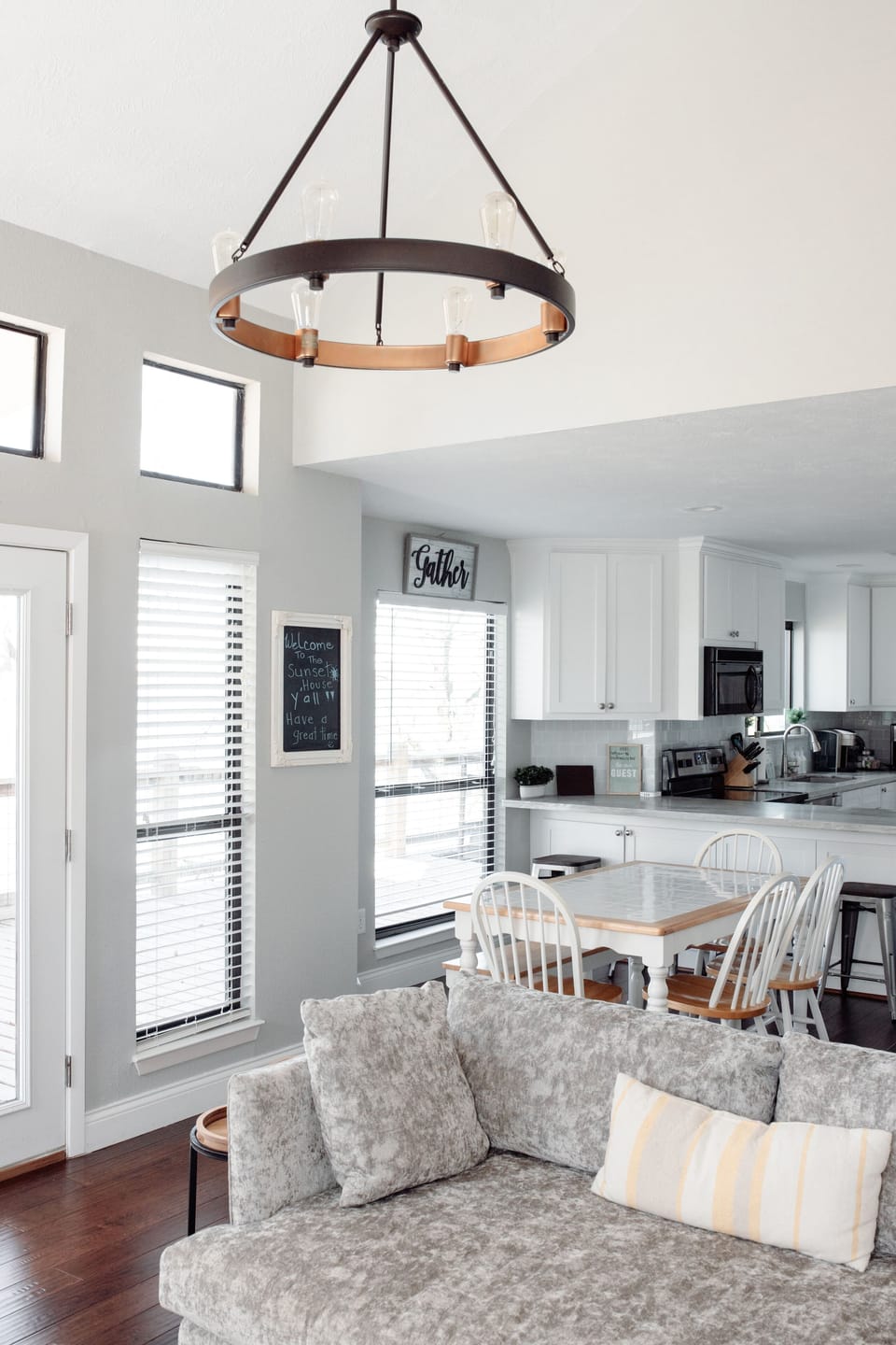 Gather for family game night, enjoy music while you relax. Comfort for everyone