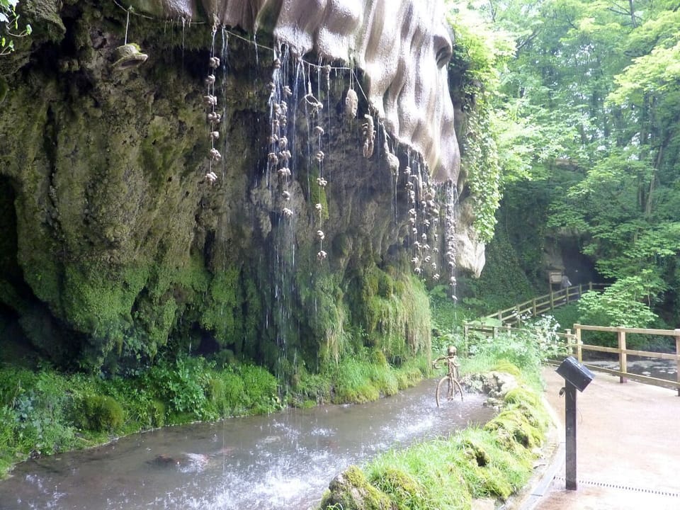 Mother Shiptons petrifying waterfall.
Definitely worth a visit