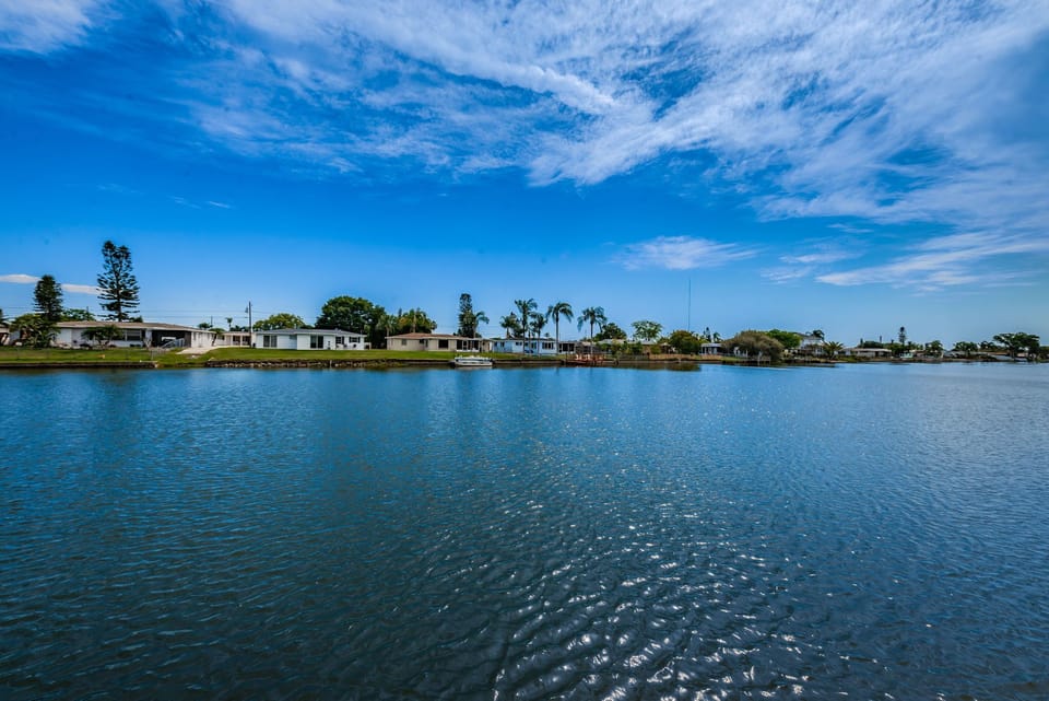 Deck view -Great for fishing, kayaking and paddle boarding- a piece of paradise!