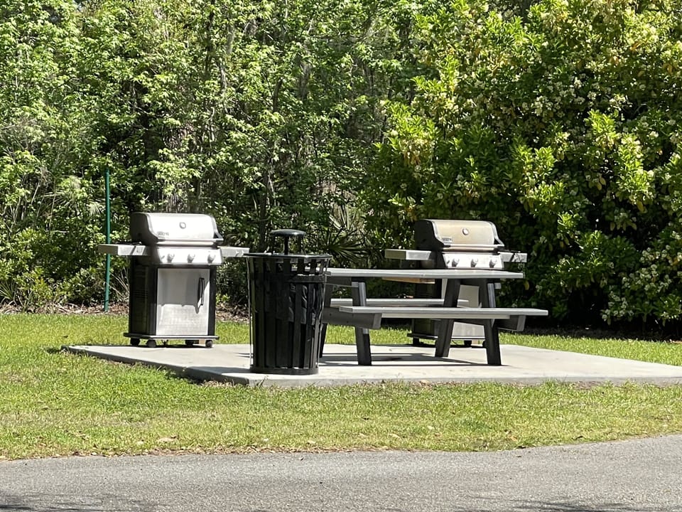 Propane Grills located by the B Building
